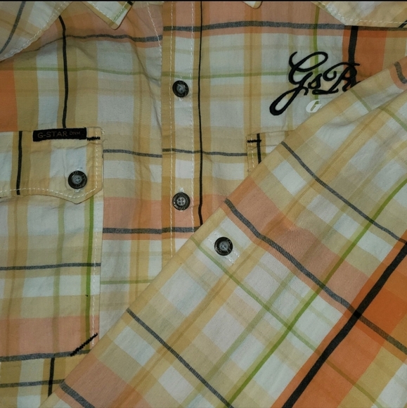 Gstar Raw Men's LS Shirt with Roll Up Button Sleeves - Picture 7 of 10